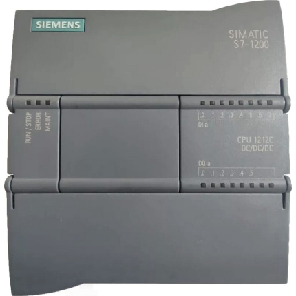 Siemens SIMATIC S7-1200 CPU 1212C DC/DC/DC - Компактное ЦПУ с 8 DI, 6 DO, 2 AI, 50 КБ памяти