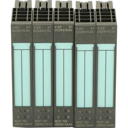 SIMATIC DP 5 Электронных Модулей Вывода ET 200S 4 DO 24V 0.5A Siemens 6ES7132-4BD02-0AA0