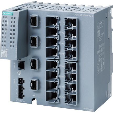 Siemens SCALANCE XC216-4C С (Е / IP) - Промышленный управляемый коммутатор 2-го уровня с поддержкой Gigabit