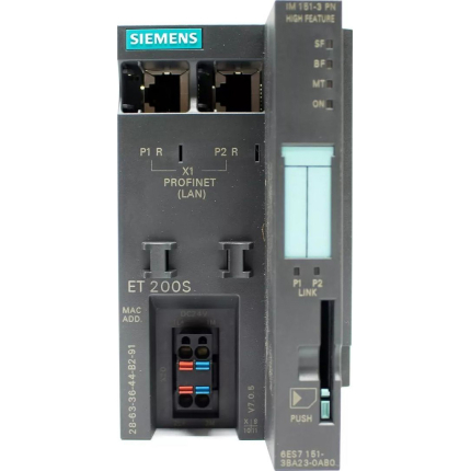 SIMATIC DP IM151-3 PN HF для ET200S - интерфейсный модуль Siemens (100 Мбит/с)